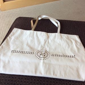 Large white tote bag